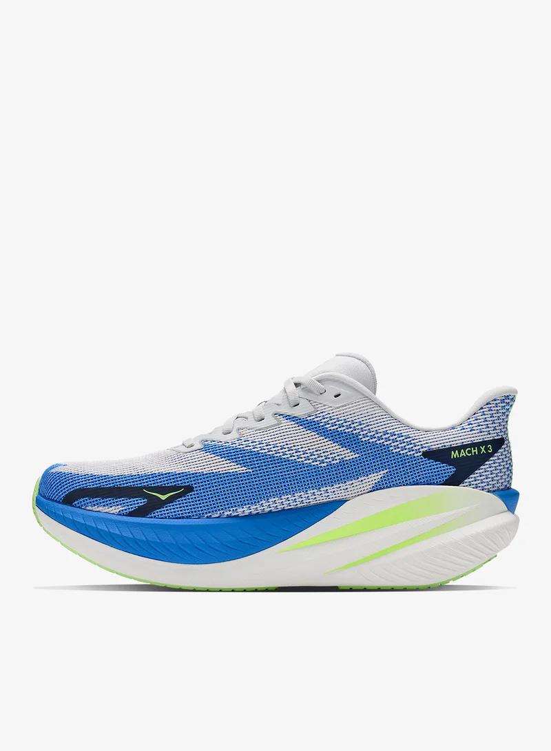 Hoka COSMIC GREY / VIRTUAL BLUE Mach X 3 for Women | Best Price UAE