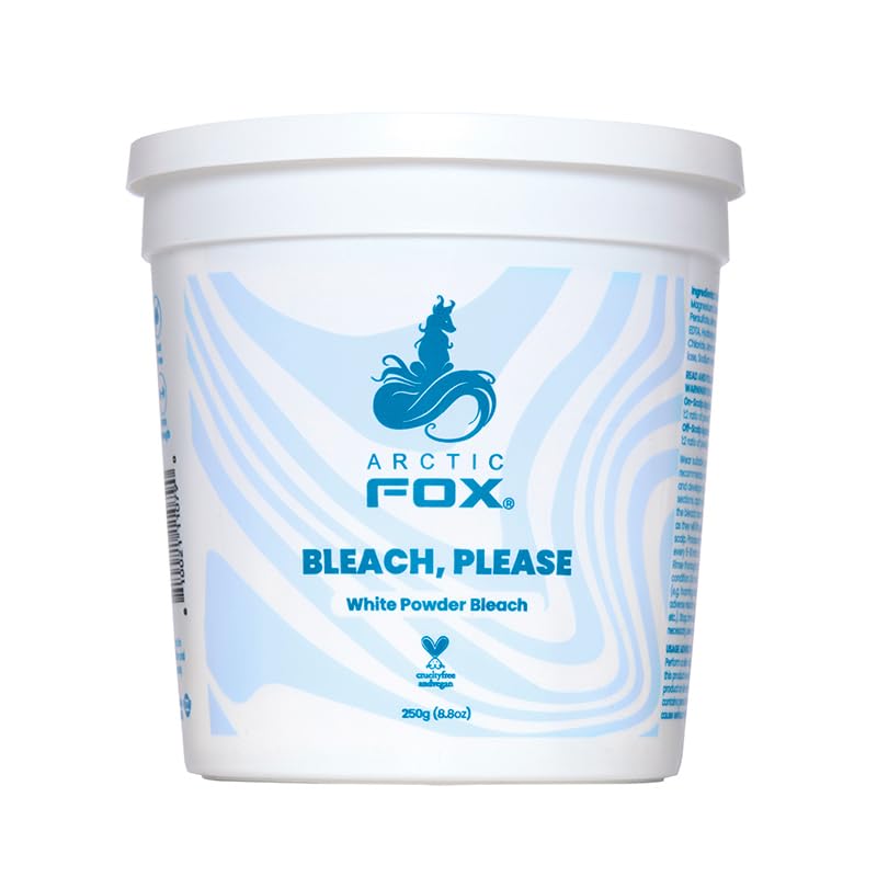 ARCTIC FOX Bleach Please, White Powder Bleach 8.8 oz Tub (0.5 lb) Perfect for bleach bosses with big hair goals. - Image 1