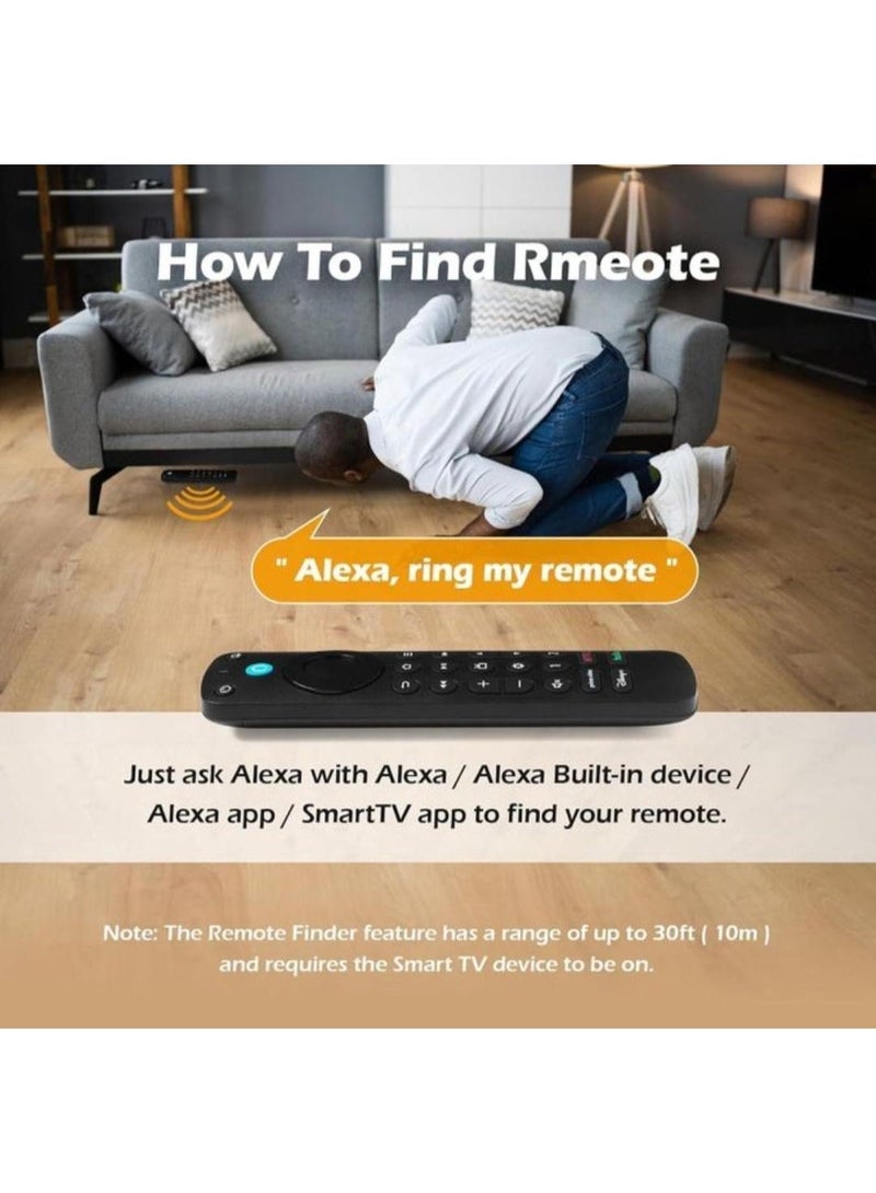 جهاز تحكم صوتي بديل لـ Fire TV مع أزرار مخصصة (نتفليكس، ديزني+، برايم فيديو، هولو) - Image 5