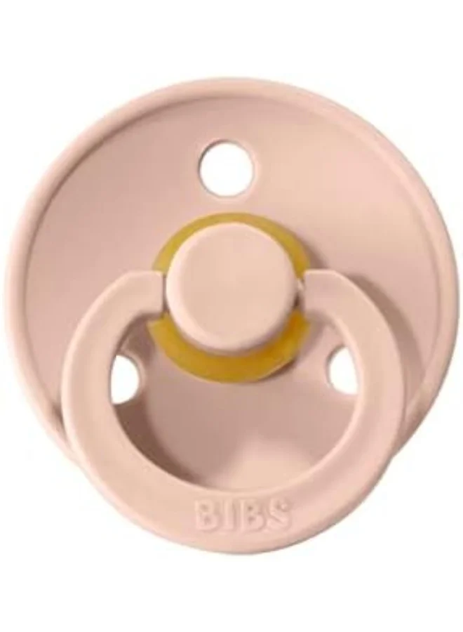 BIBS Colour Baby Pacifier Size 1 Baby 0 - 6M Blush