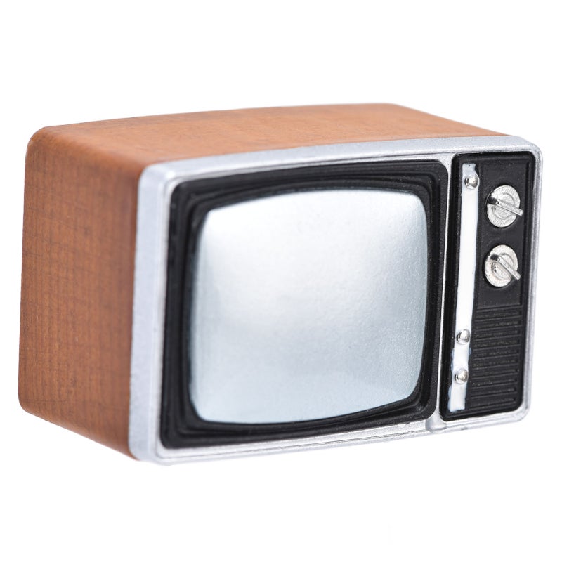 Dollhouse TV Cute Style Vivid Appearance Durable Small Compact Interesting Fun Toy for Dining Room Gift - Image 5
