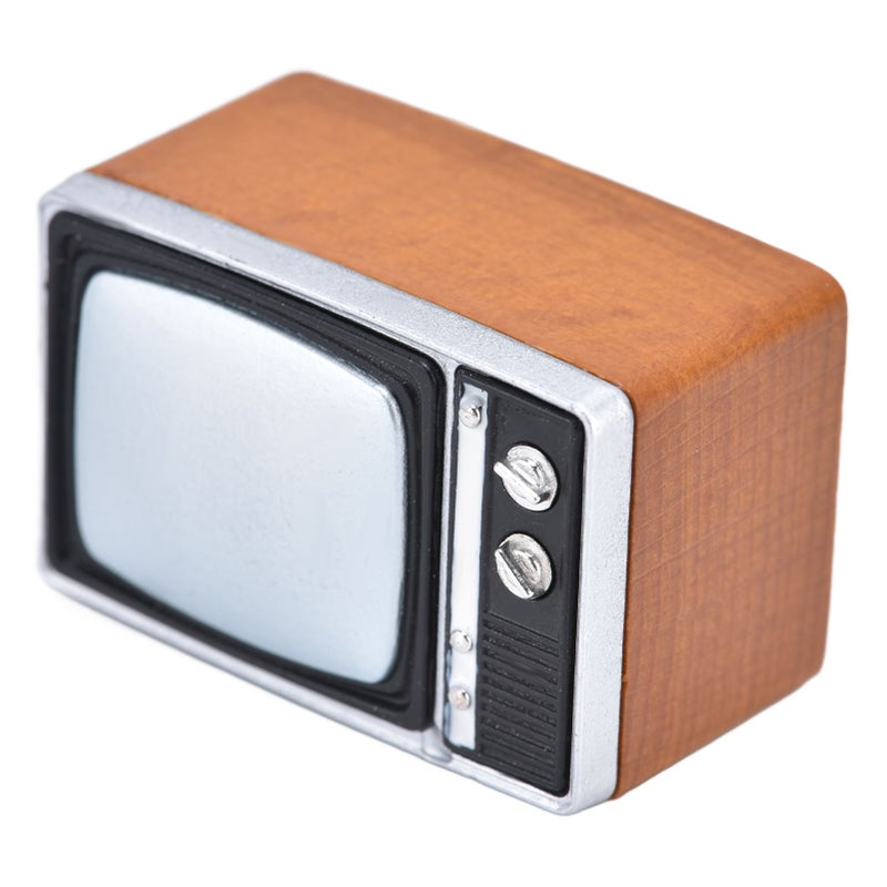 Dollhouse TV Cute Style Vivid Appearance Durable Small Compact Interesting Fun Toy for Dining Room Gift - Image 3