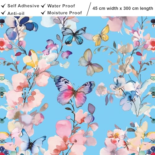 ROSASTELLA Self Adhesive Decorative Peel Stick Waterproof Wallpaper Wall Decor Removable Wall Paper for Living Room Hall Decoration PVC Vinyl DIY Contact Paper 45x304cm - Image 5