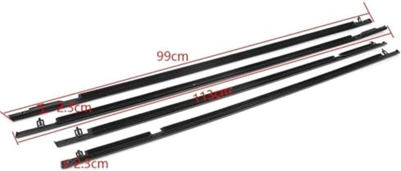 Wivplex Car Window Trim Molding for Honda Civic - Image 3