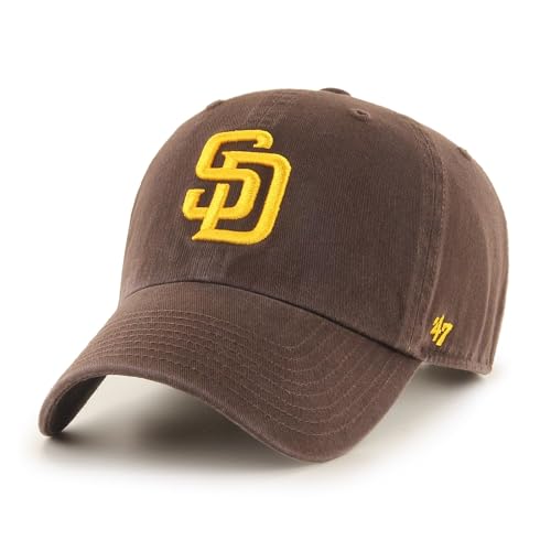 47 '47 San Diego Padres Clean Up Hat Adjustable Brown - Image 3