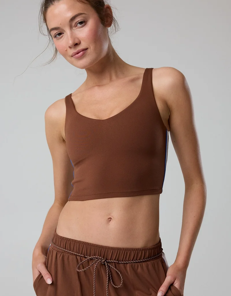 Aerie  OFFLINE By Aerie Real Me Track Low Key Longline Sports Bra for Women | Best Price UAE