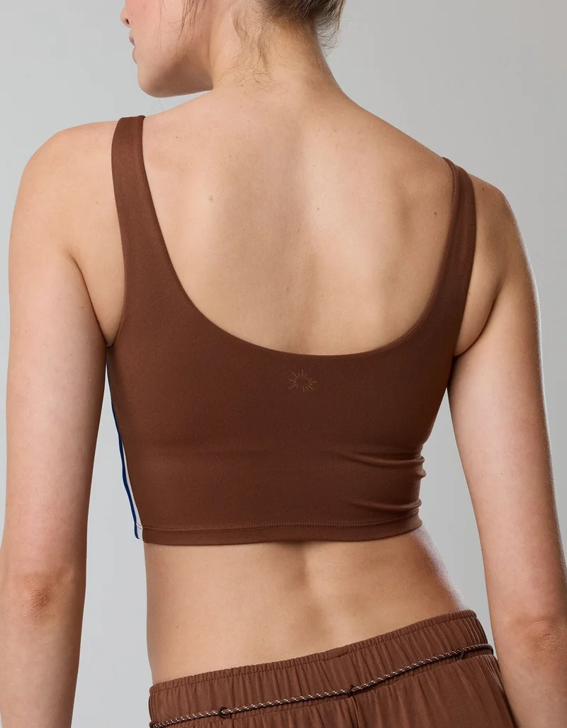 Aerie OFFLINE By Aerie Real Me Track Low Key Longline Sports Bra