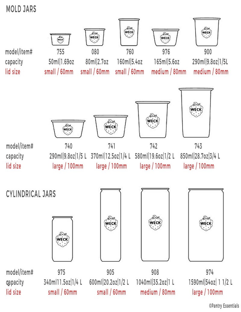 Weck Jar Keep Fresh Plastic Lids, 6 PACK (Large = 100mm). Fits Models 740, 741, 742, 743, 738, 739, 744, 745, 748, 974 - Image 2