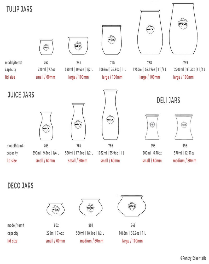 Weck Jar Keep Fresh Plastic Lids, 6 PACK (Large = 100mm). Fits Models 740, 741, 742, 743, 738, 739, 744, 745, 748, 974 - Image 3