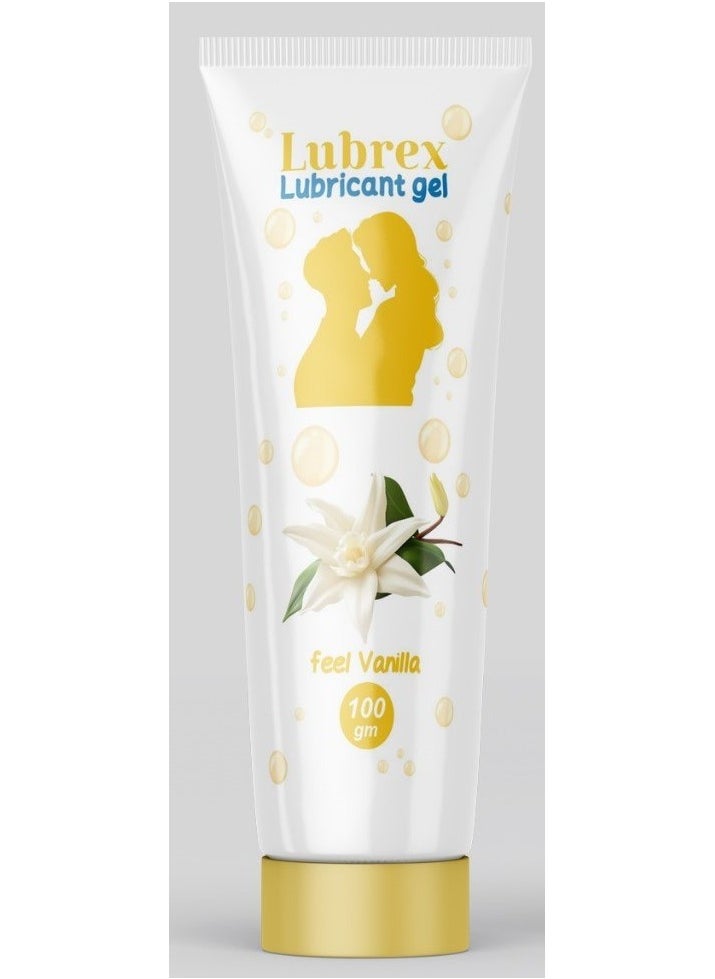 Lubrex Lubrex lubricant gel Vanilla 100 GM  - Image 1