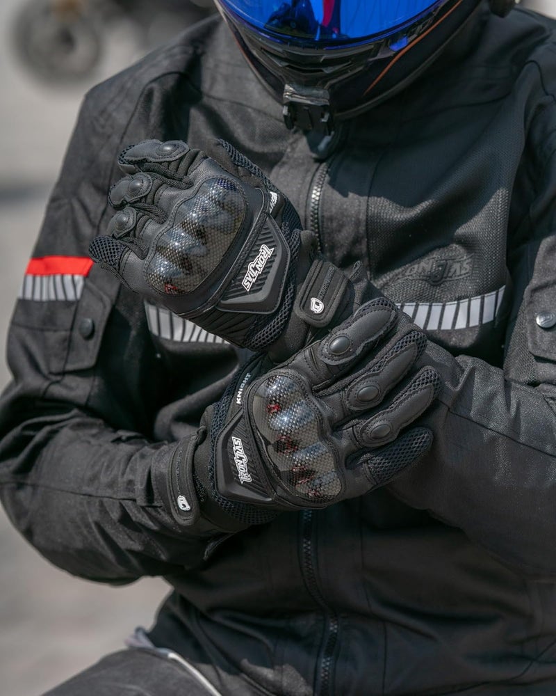 BORLENI Motorcycle Gloves Touch Screen for Men Women Padding Hard Knuckle Cycling Motorbike ATV Hiking Riding Climbing Glove - Image 2