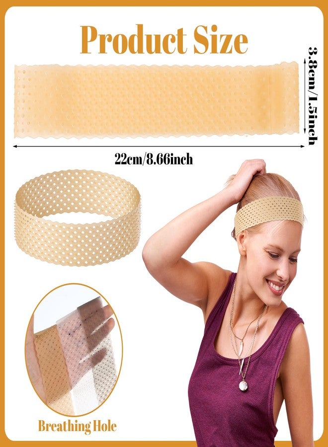 guduling 3-Pack Wig Grip Headband,Silicone Wig Grip,Silicone Material, Sweat-Proof Non-Slip Wigs Bands No Slip for Men & Women, Invisible Hold for Lace Front & Full Wigs - Image 2