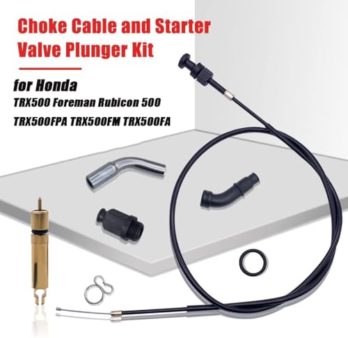 Aniro Moto Carburetor Choke Cable and Starter Valve Plunger Kit Compatible With Honda TRX500 Foreman Rubicon 500 Choke Cable TRX500FPA TRX500FM TRX500FA - Image 3