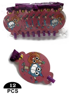 co arma 12 pcs funny blow whistles for party  - Image 1