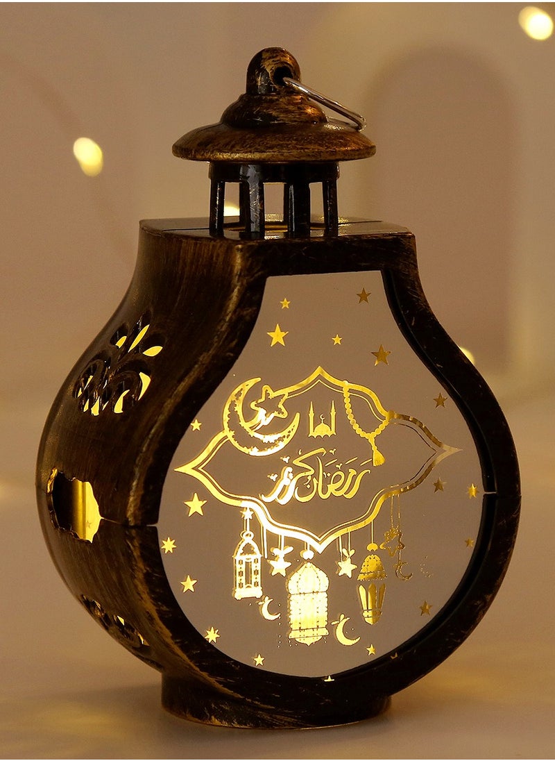 Generic LED Candle Light for Ramadan Decoration - Flameless Safety Light with Button Battery, Portable Home Table Decor，Bronze  - Image 1