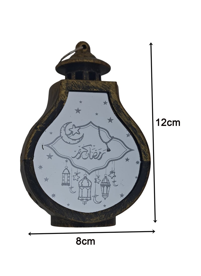 Generic LED Candle Light for Ramadan Decoration - Flameless Safety Light with Button Battery, Portable Home Table Decor，Bronze  - Image 3