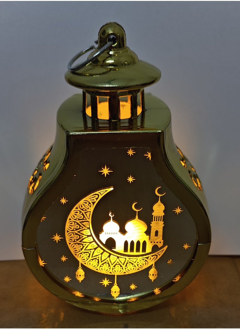Generic LED Candle Light for Ramadan Decoration - Flameless Safety Light with Button Battery, Portable Home Table Decor，Bronze  - Image 5