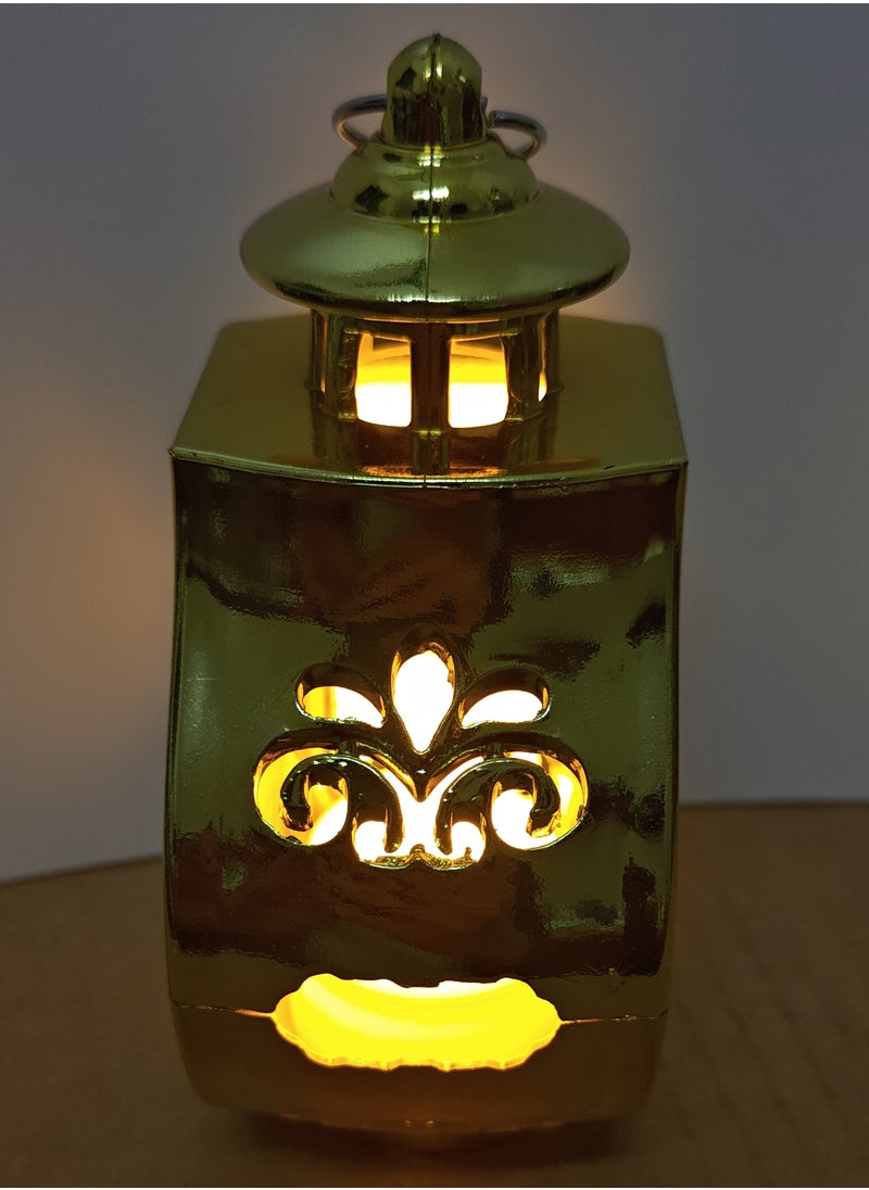 Generic LED Candle Light for Ramadan Decoration - Flameless Safety Light with Button Battery, Portable Home Table Decor，Bronze  - Image 4