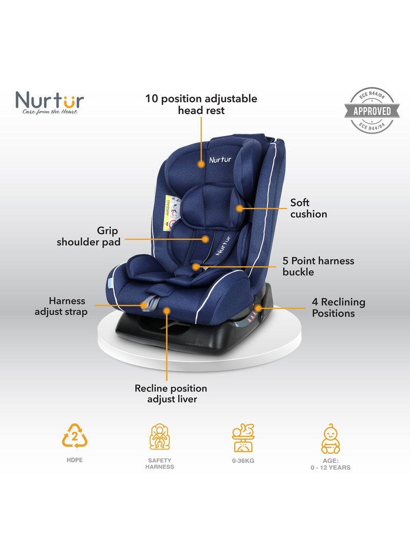 Nurtur Otto Baby 4 in 1 Car Seat 4 Position Recline 5Point Safety Harness - Image 2