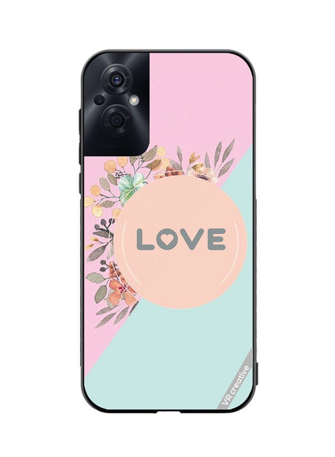 VR CREATIVE Protective Case Cover For Oppo Reno8 Z Love Design Multicolour - Image 1