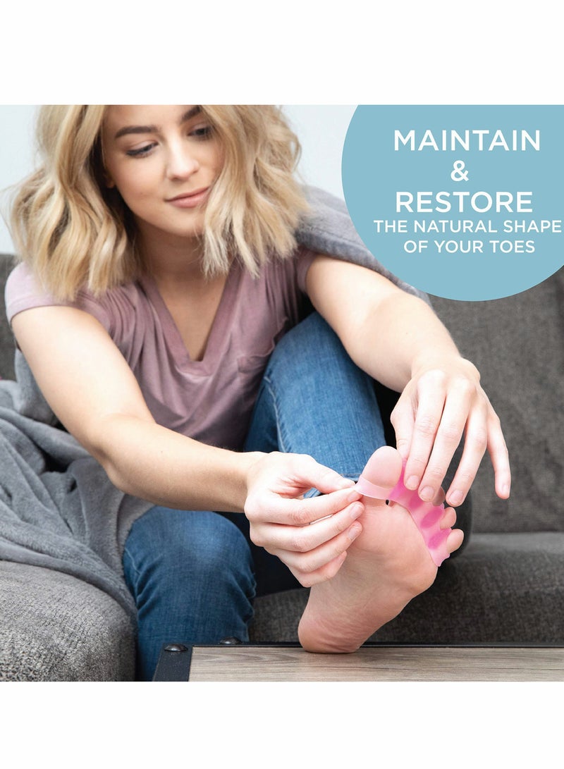 KASTWAVE 4 Pair Toe Separators for Overlapping Toes and Restore Crooked Toes to Their Original Shape - Image 2