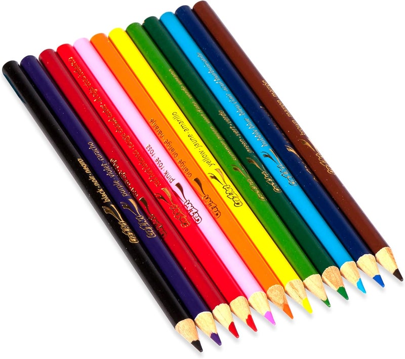 Cra-Z-Art 12 Count Pre-Sharpened Colored Pencils Set - Artist Quality with Thick, Strong Leads - Image 2