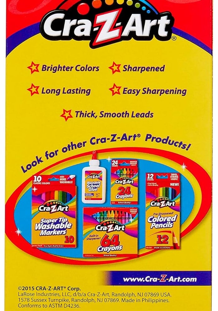 Cra-Z-Art 12 Count Pre-Sharpened Colored Pencils Set - Artist Quality with Thick, Strong Leads - Image 4