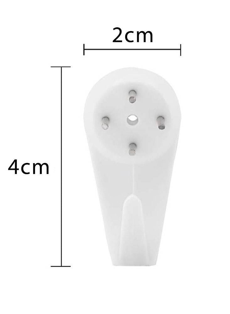 CATANES 100 Pack For Concrete Wall Hanging Hooks with Invisible Nails Large - Image 3