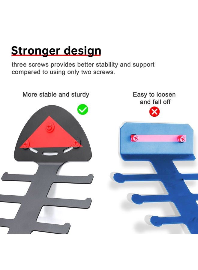 KOMOHOM Exercise Resistance Band Rack Resistance Bands Storage Hanger Gym Equipment Organizer Rack Pull Up Bands Rack Multi-Purpose Gym Equipment Storage Rack - Image 3