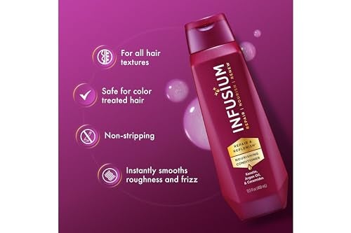 Infusium Moisturize & Replenish Shampoo and Conditoner 13.5oz Each - Image 4