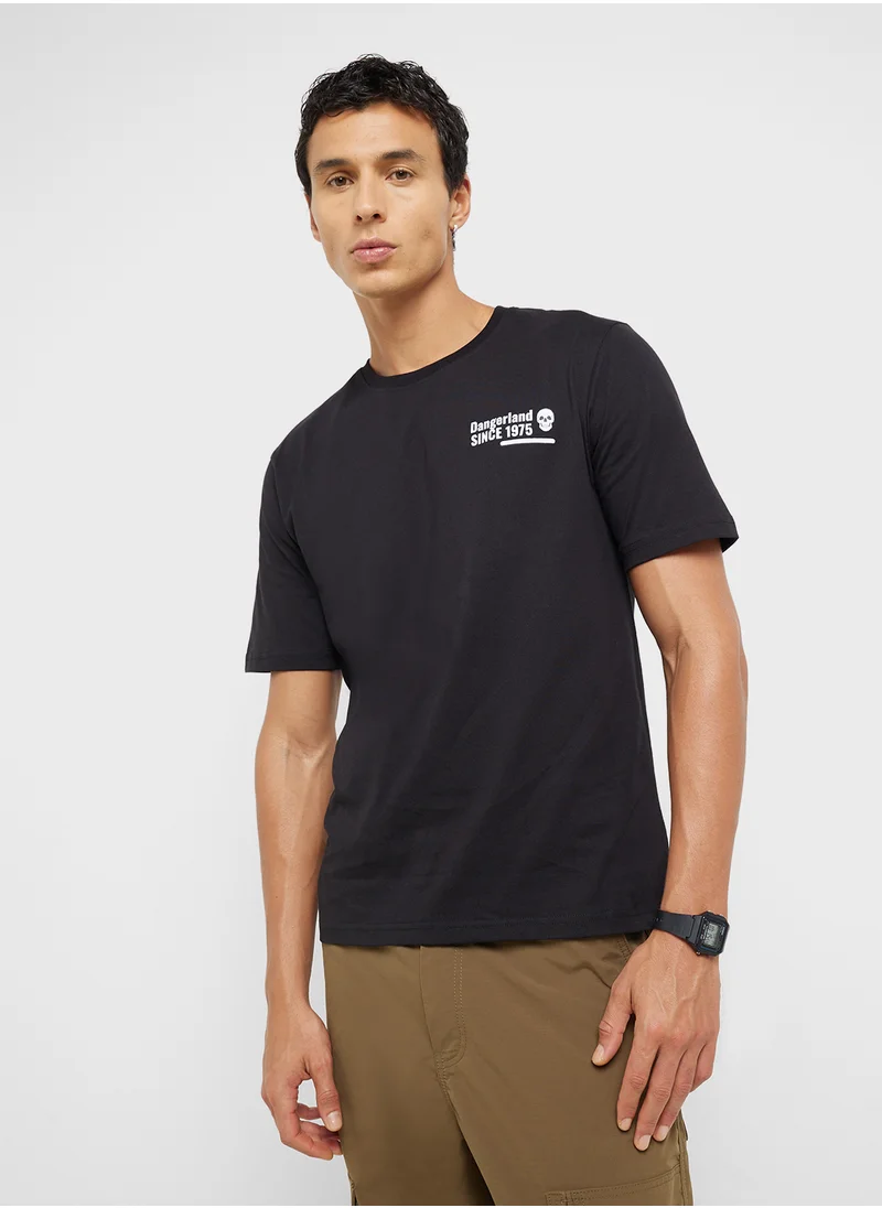 سفنتي فايف Oversized Graphic T-Shirt