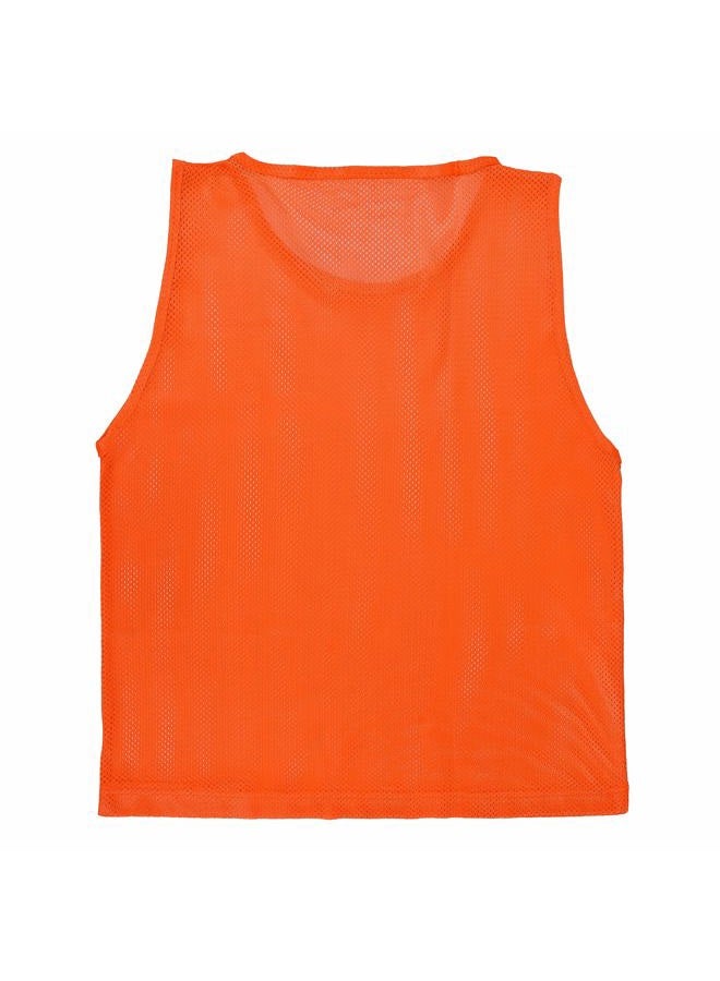Athllete LITEMESH Pinnies (Set of 12/24 Practice Vests) Youth Pinnies, Pennies for Sports Youth, and Scrimmage Vests, 6-neon Yellow + 6 Orange, Teen/Adult - Image 5