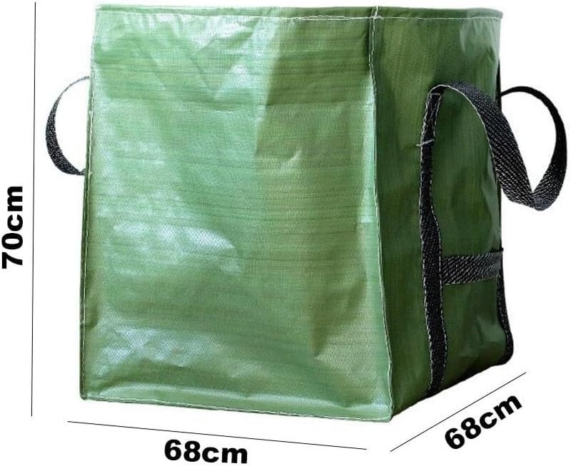 Heavy Duty Garden Waste Bags 68x68x70cm Tear Puncture Resistant UV Protected Recyclable - Image 3