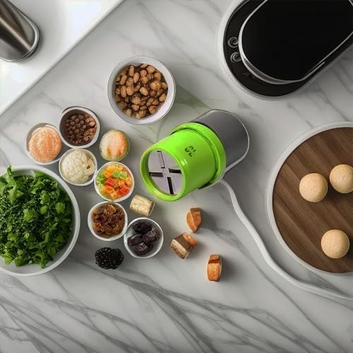 Craftlayout Dry Fruit Cutter Manual Nut Slicer with Stainless Steel Blades & Storage Cup | Hand-Operated Almond, Cashew, Pista & Walnut Cutter | Matte Finish Kitchen Gadget for Home Use - Image 2