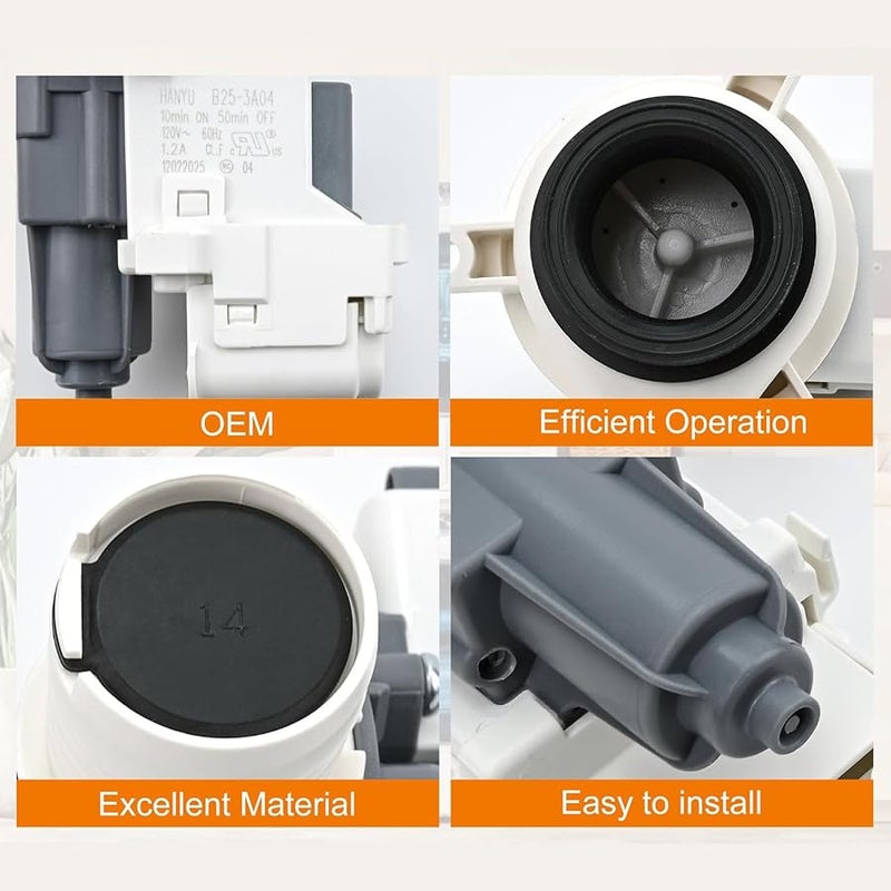 Washing Machine Drain Pump Motor Home Appliance Component Effective Water Discharge - Image 5