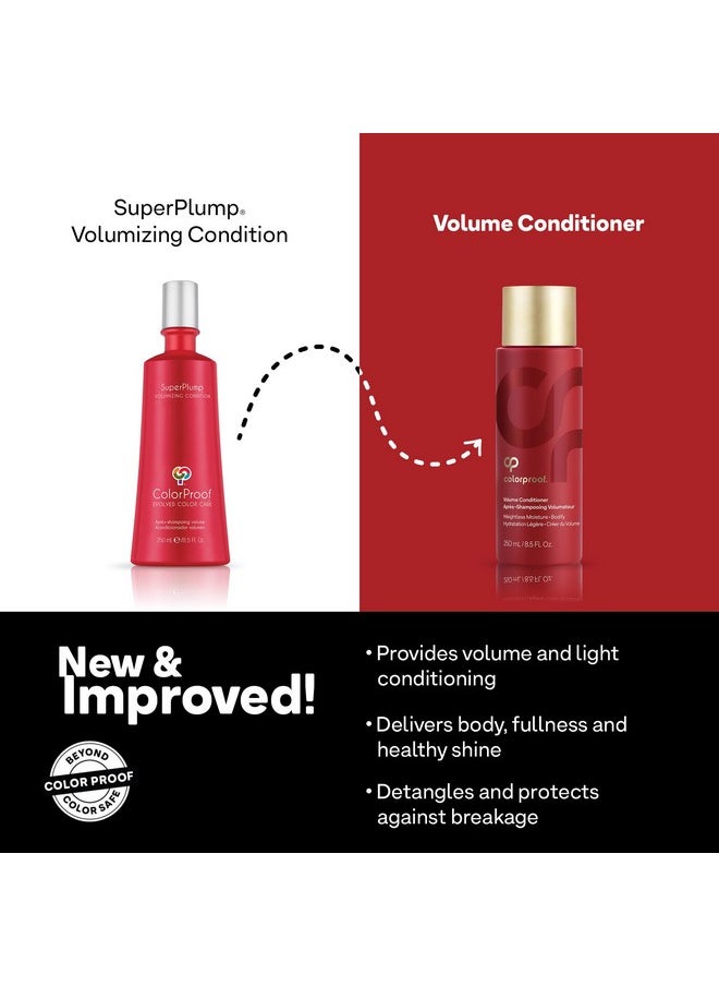 ColorProof - Volume Conditioner 8.5Oz For Fine Colortreated Hair Lightweight Volume & Body Sulfatefree Vegan - Image 1
