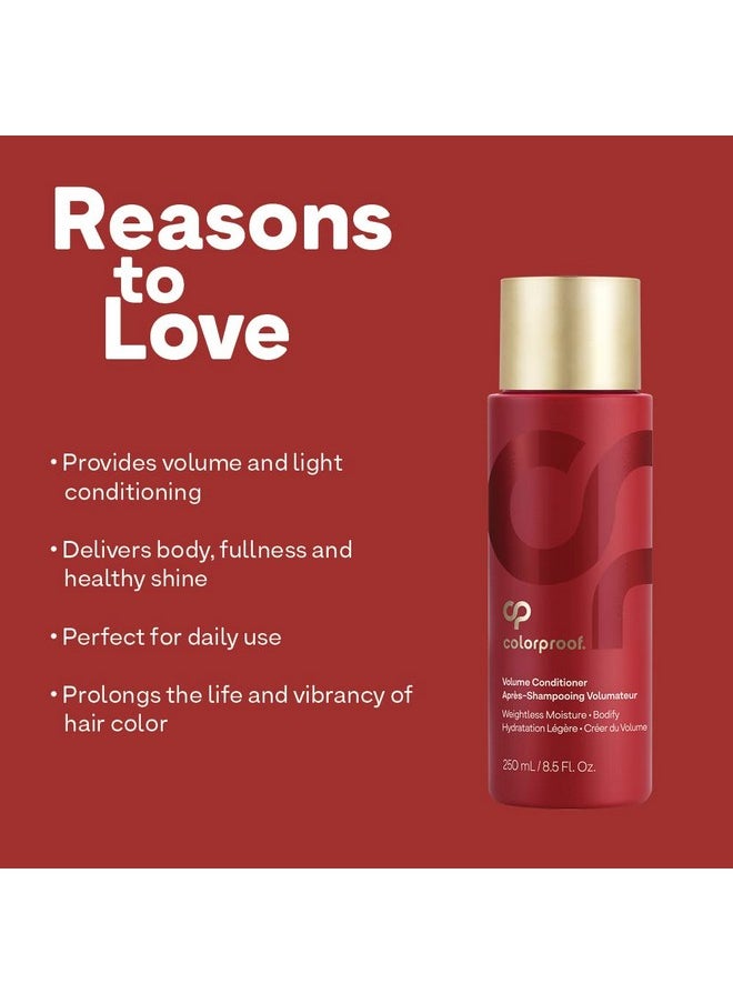ColorProof - Volume Conditioner 8.5Oz For Fine Colortreated Hair Lightweight Volume & Body Sulfatefree Vegan - Image 1