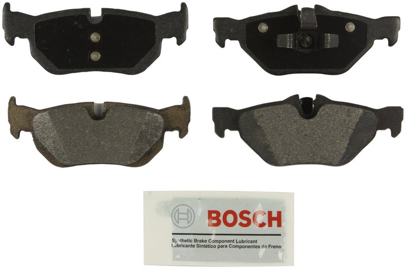 BOSCH BE1267 Blue Semi-Metallic Disc Brake Pad Set - Compatible With Select BMW 1 Series M, 128i, 323i, 328i, 328i xDrive, 328xi, X1; REAR - Image 1