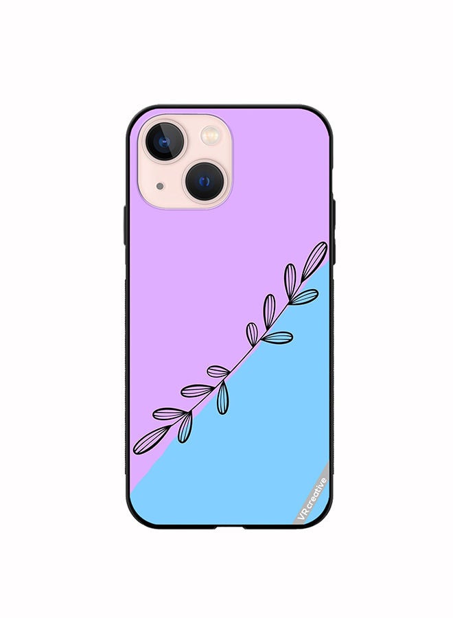 VR CREATIVE Protective Case Cover For Apple iPhone 13 mini Flower Design Multicolour - Image 1