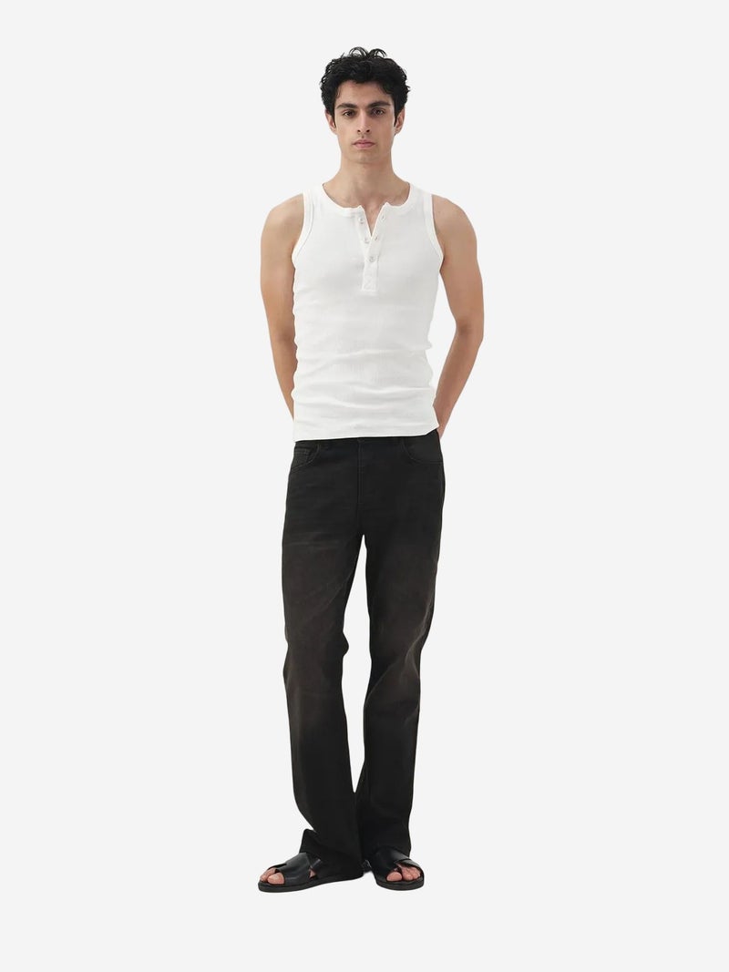GIESTO Men's mid-waist straight-leg jeans - Image 1