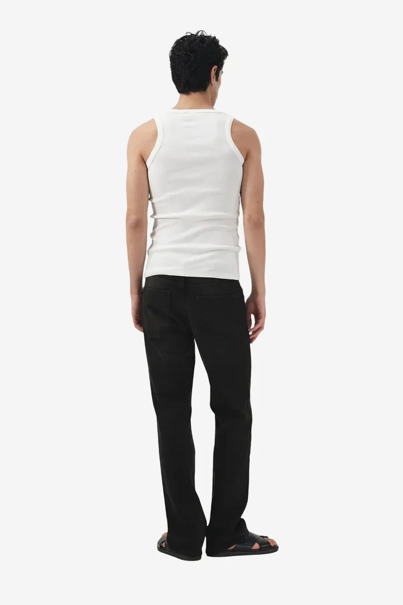 Giesto Black GIESTO Men's mid-waist straight-leg jeans for Men | Best Price UAE