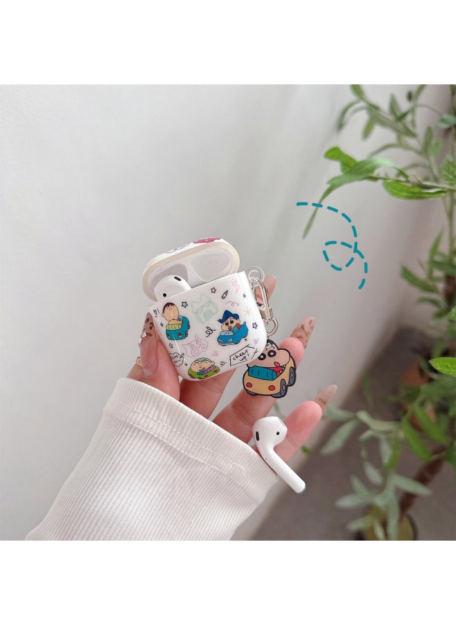 Generic - Bumper Car Small Application Airpods4 Generation For Apple Wireless Bluetooth Earphone Set Pro1/2/3/4 Generation Protective Case-Color:Collision Car Xiaoxin + Pendant-Applicable Models:Airpods Pro/pro2 - Image 1