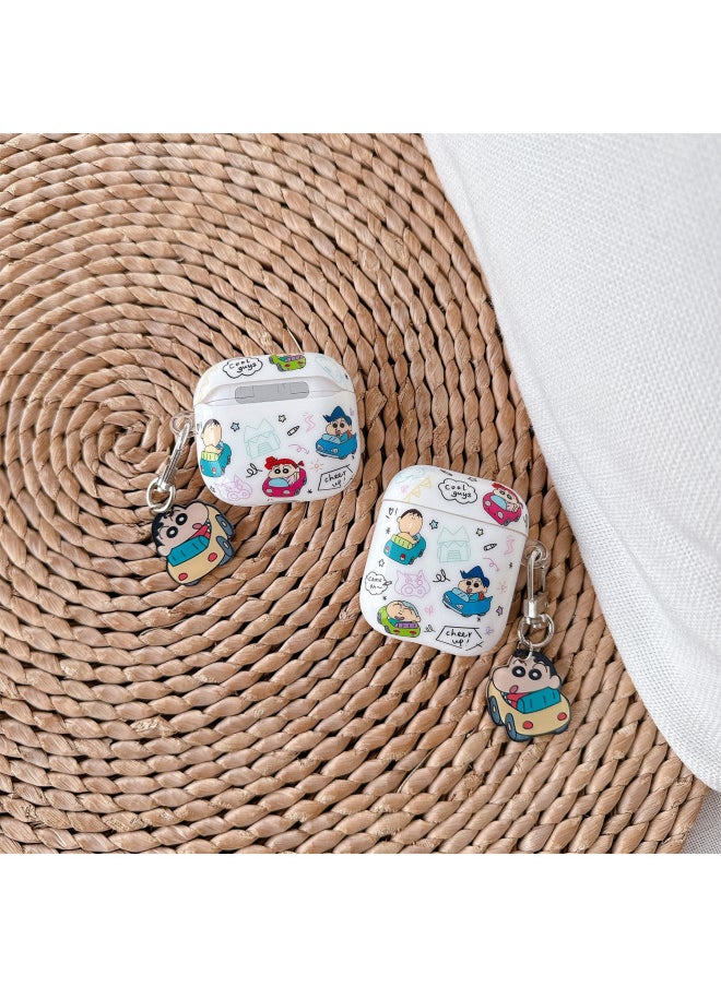 Generic - Bumper Car Small Application Airpods4 Generation For Apple Wireless Bluetooth Earphone Set Pro1/2/3/4 Generation Protective Case-Color:Collision Car Xiaoxin + Pendant-Applicable Models:Airpods Pro/pro2 - Image 1
