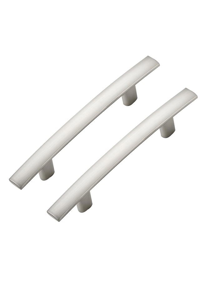 Ravinte Decor 30 Pack Cabinet Handles 3" Hole Center - Curved Cabinet Pulls Brushed Nickel Drawer Pulls for Kitchen Cabinet Cupboard Solid Pulls for Dresser Drawer Arch Cabinet Hardware - Image 1