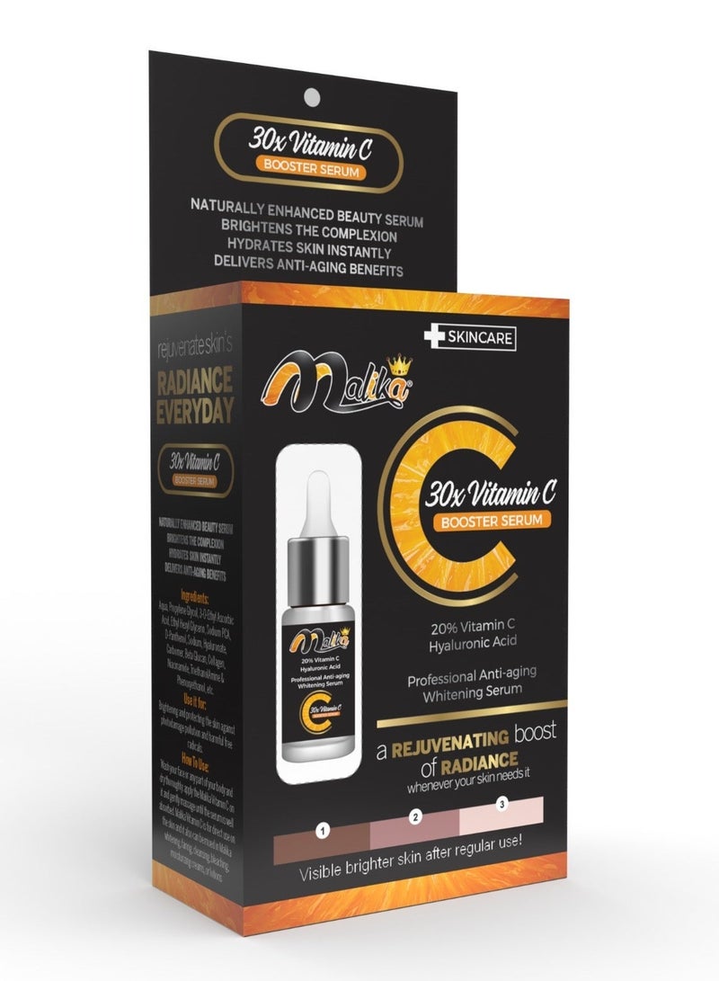 مليكا مالیكا سيروم فيتامين C بقوة 30X حجم 5ml | سيروم إشراق البشرة | مُزيل البقع الداكنة للوجه | سيروم مضاد للشيخوخة - Image 2