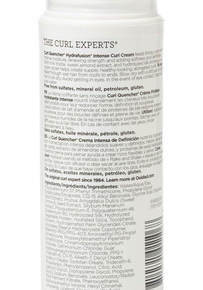 Ouidad Curl Quencher Hydrafusion Intense Curl Cream for Tighter Curls - 5 oz - Image 2