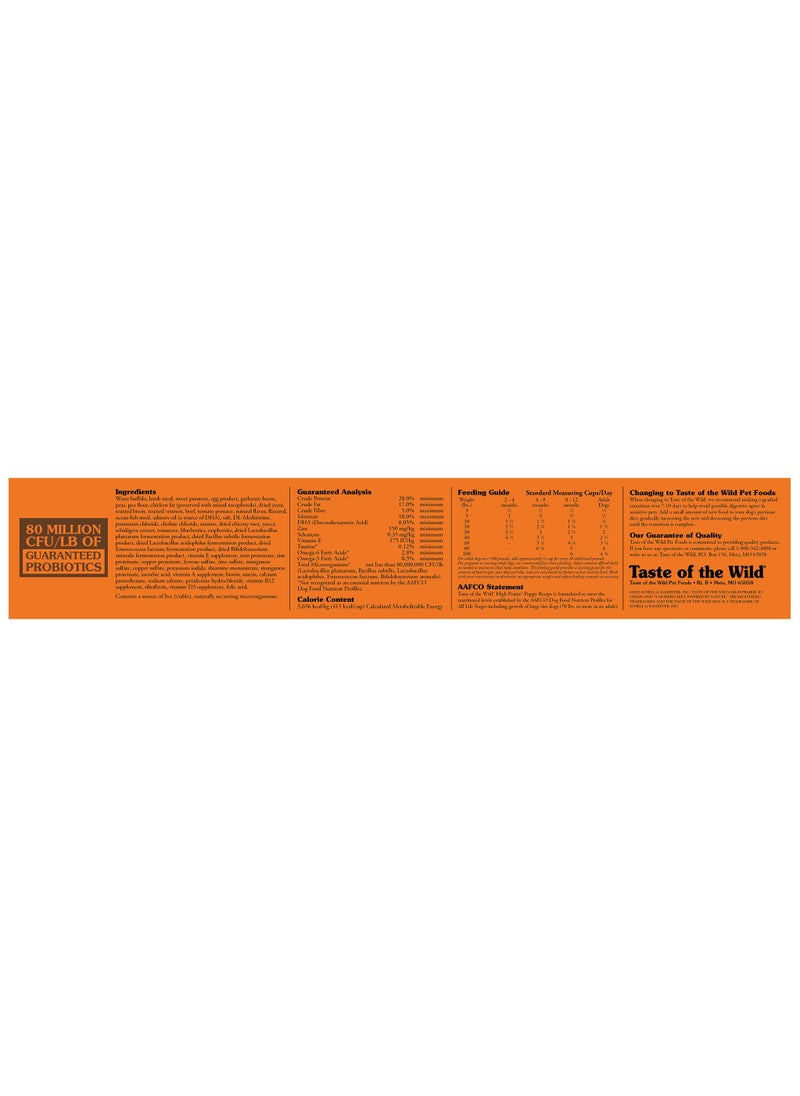 Taste of the Wild - Taste of the Wild High Prairie Puppy Recipe 2kg - Image 1