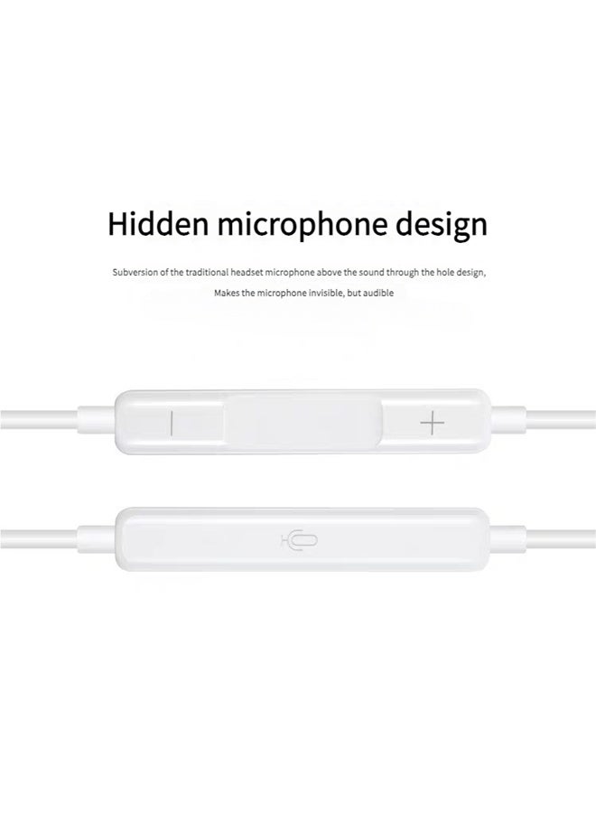 Wired In-Ear Headphones with Microphone – 3.5mm Jack Earbuds for Sports, Gaming & Mobile Use | Built-in Mic & In-line Controls - Image 5