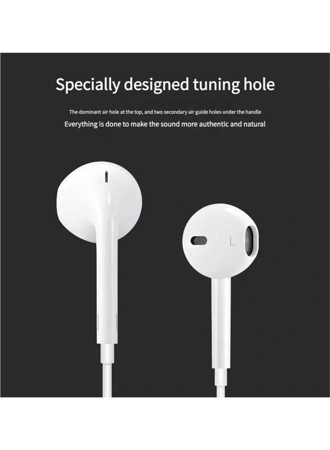 Wired In-Ear Headphones with Microphone – 3.5mm Jack Earbuds for Sports, Gaming & Mobile Use | Built-in Mic & In-line Controls - Image 4