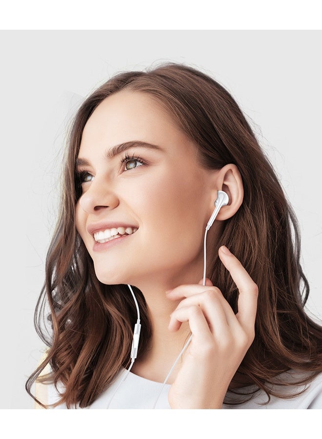 Wired In-Ear Headphones with Microphone – 3.5mm Jack Earbuds for Sports, Gaming & Mobile Use | Built-in Mic & In-line Controls - Image 2